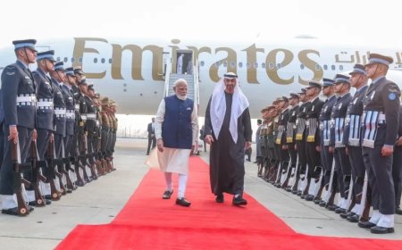 India-UAE Relation:सिर्फ 2 घंटे के लिए भारत आए UAE के राष्ट्रपति: पीएम मोदी के साथ इस 'गुप्त' मुलाकात के पीछे क्या है बड़ी वजह?