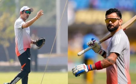 :IND vs NZ: गंभीर के खिलाफ लगे 'हाय-हाय' के नारे, विराट कोहली ने फैंस को सिखाया सबक