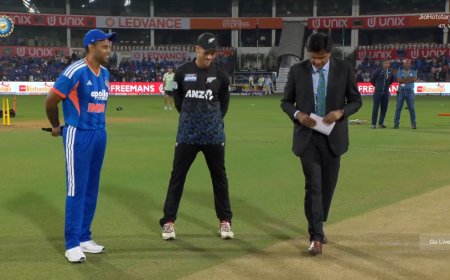 :NZ ने टॉस जीतकर गेंदबाजी चुनी, ईशन किशन की 2 साल बाद वापसी- देखे दोनों टीमों की प्लेइंग 11