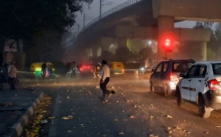 :दिल्ली-NCR में मौसम का तांडव: 60km की रफ्तार से हवाएं और बारिश, IMD का बड़ा अलर्ट