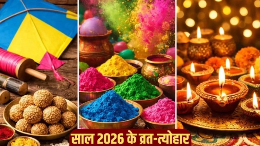 Vrat and Festival Calendar 2026:व्रत और त्योहार 2026: जनवरी से दिसंबर तक के सभी प्रमुख पर्वों और व्रतों की विस्तृत सूची