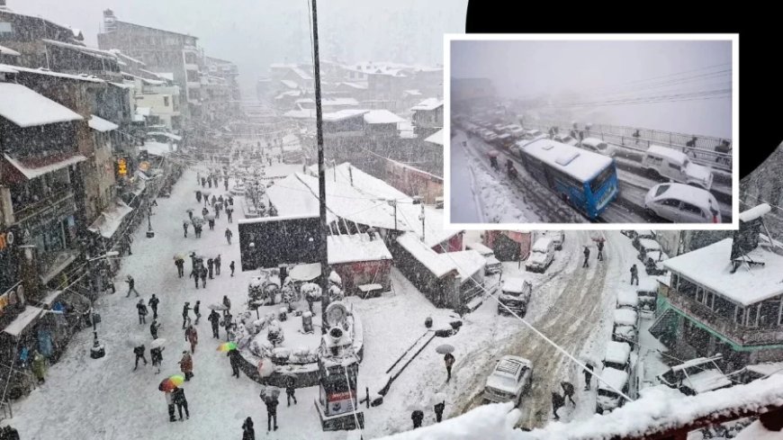 :हिमाचल में बर्फबारी का तांडव: 600 सड़कें बंद, मनाली-गुलमर्ग में फंसे हजारों पर्यटक