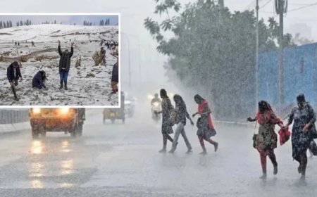 :मौसम अपडेट: दिल्ली-यूपी सहित कई राज्यों में बारिश और बर्फबारी का अलर्ट