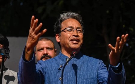 :लद्दाख मामला: केंद्र ने सोनम वांगचुक को राष्ट्रीय सुरक्षा के लिए खतरा बताया