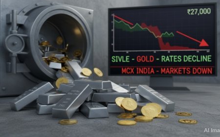 चांदी में ₹27,000 की भारी गिरावट, सोने के दाम भी लुढ़के