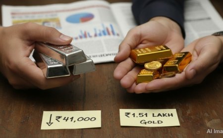 सर्राफा बाजार: चांदी ₹41,000 और सोना ₹6,669 सस्ता हुआ, कीमतें गिरीं