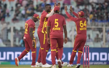 टी-20 वर्ल्ड कप: रोमारियो शेफर्ड की हैट्रिक, वेस्टइंडीज ने स्कॉटलैंड को हराया