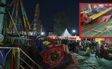 सूरजकुंड मेला हादसा: सुनामी झूला गिरने से इंस्पेक्टर की मौत, 13 घायल