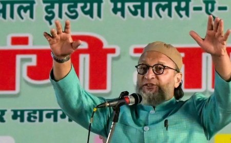 ओवैसी बोले: संविधान 'हम भारत के लोग' से शुरू होता है, 'भारत माता' से नहीं