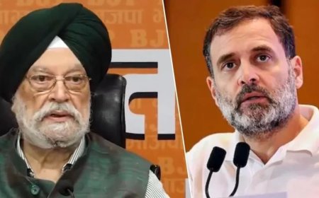 एपस्टीन फाइलों पर हरदीप पुरी का राहुल गांधी को जवाब: आरोप बेबुनियाद