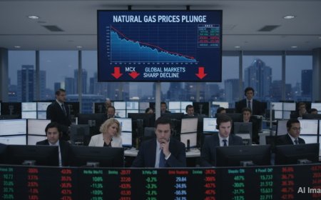 नेचुरल गैस की कीमतों में बड़ी गिरावट: MCX और ग्लोबल मार्केट में दाम टूटे