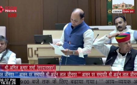 राजस्थान विधानसभा: धड़सीसर को उप तहसील बनाने की मांग, विधायक ने उठाए मुद्दे