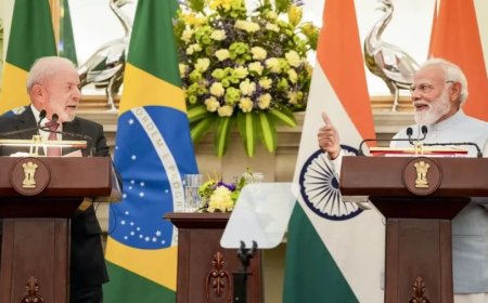 भारत-ब्राजील द्विपक्षीय वार्ता: AI, क्रिटिकल मिनरल और व्यापार पर अहम समझौते