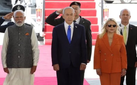 पीएम मोदी की इजरायल यात्रा: नेतन्याहू ने किया स्वागत, द्विपक्षीय समझौतों पर जोर