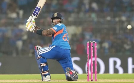 सूर्यकुमार यादव ने अपने इंटरनेशनल करियर में हासिल की बड़ी उपलब्धि, 148वां मुकाबला बन गया खास