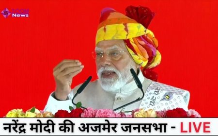 पीएम मोदी का अजमेर दौरा: कांग्रेस को बताया 'मुस्लिम लीगी माओवादी कांग्रेस'