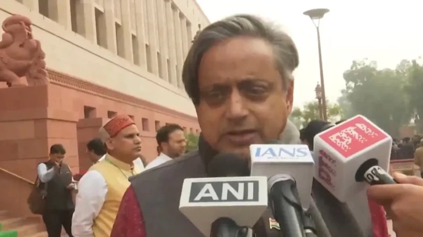 :संसद गतिरोध: शशि थरूर ने राहुल गांधी को चुप कराने पर उठाए सवाल