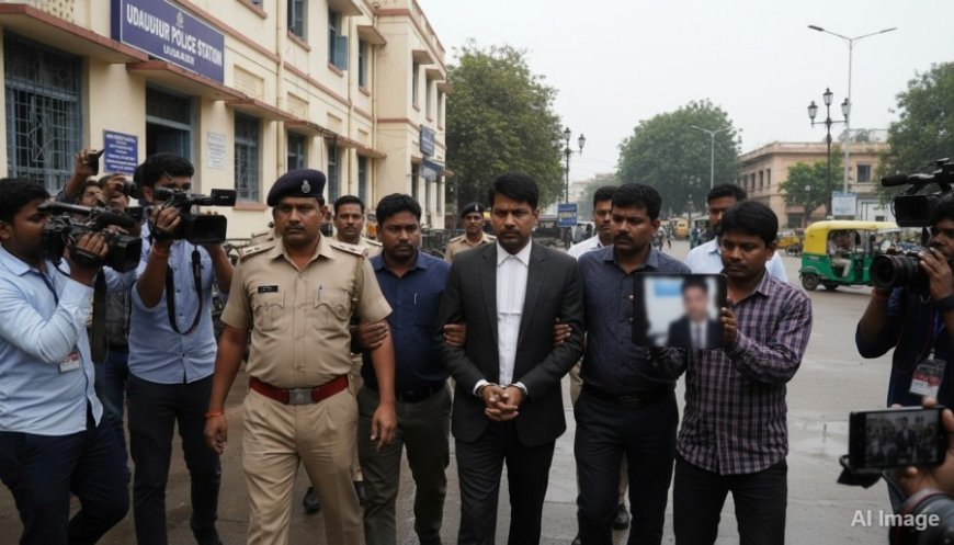 उदयपुर: बीजेपी महिला नेता को एआई वीडियो से धमकी, वकील गिरफ्तार