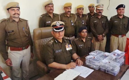 हनुमानगढ़ में 11 पिस्टल और 22 मैगजीन बरामद, दो आरोपी गिरफ्तार