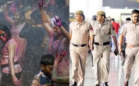 दिल्ली पुलिस की होली पर कड़ी सुरक्षा, हुड़दंगियों पर रहेगी नजर