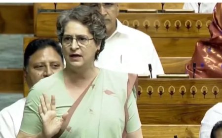 लोकसभा में प्रियंका गांधी का संबोधन: राहुल गांधी और सरकार पर बयान