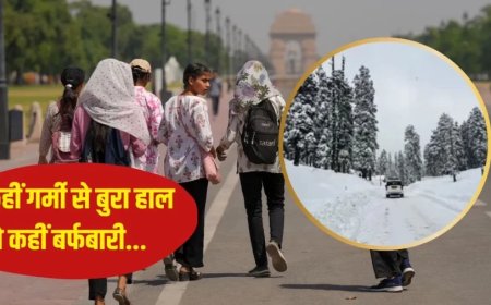 भारत मौसम अपडेट: दिल्ली में पारा 36 पार, राजस्थान-गुजरात में हीटवेव अलर्ट