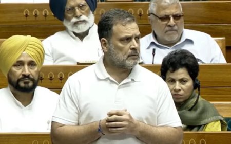 राहुल गांधी ने लोकसभा में ऊर्जा सुरक्षा और तेल आयात पर सरकार को घेरा