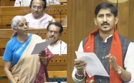 वित्त मंत्री निर्मला सीतारमण ने संसद में राजकुमार रोत को दिया आश्वासन, विकास का दावा