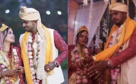आरसीबी गेंदबाज यश दयाल और श्वेता पुंडीर नोएडा में परिणय सूत्र में बंधे
