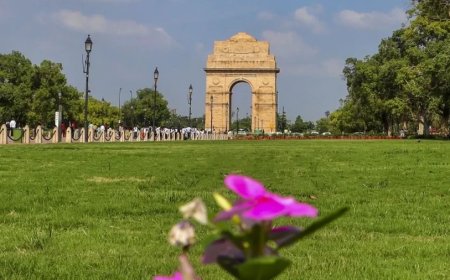 दिल्ली वायु गुणवत्ता: बारिश और हवाओं से एक्यूआई 97 पर पहुंचा