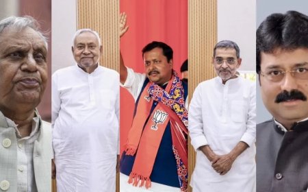 बिहार राज्यसभा चुनाव: नीतीश कुमार समेत एनडीए के पांचों उम्मीदवार जीते
