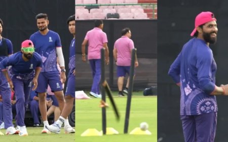 फील्डिंग के मामले में नहीं है 'सर' जडेजा का कोई तोड़, RR के ट्रेनिंग कैंप का वीडियो हुआ वायरल