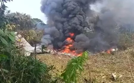 कोलंबिया में बड़ा हादसा, सेना का विमान क्रैश, 110 से ज्यादा जवान थे सवार