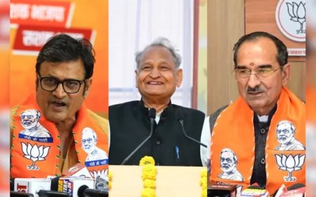 'पुत्र मोह' वाली नसीहत पर बीजेपी ने गहलोत को चौतरफा घेरा, राजेंद्र राठौड़ और प्रदेश अध्यक्ष ने कसा तंज