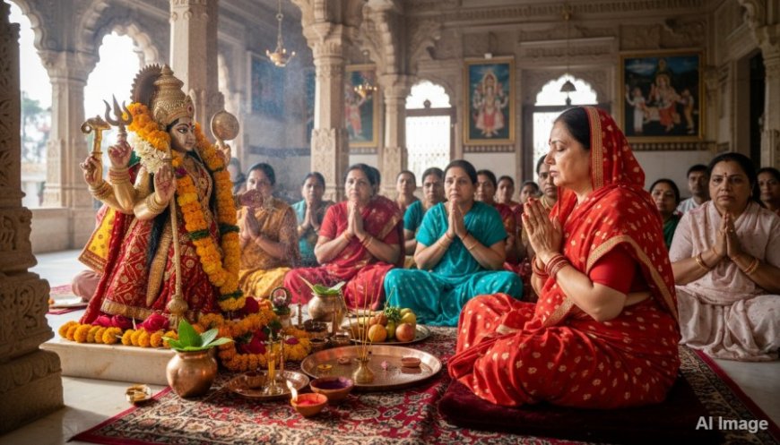 चैत्र नवरात्रि 2026: छठे दिन मां कात्यायनी की पूजा और धार्मिक अनुष्ठान