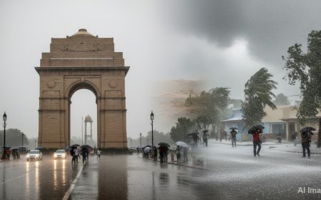 दिल्ली-राजस्थान में बारिश, यूपी समेत कई राज्यों में ओलावृष्टि का अलर्ट जारी