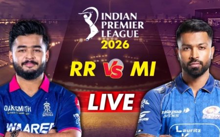IPL 2026 RR vs MI : मुंबई इंडियंस ने जीता टॉस, पहले बैटिंग करेगी राजस्थान रॉयल्स
