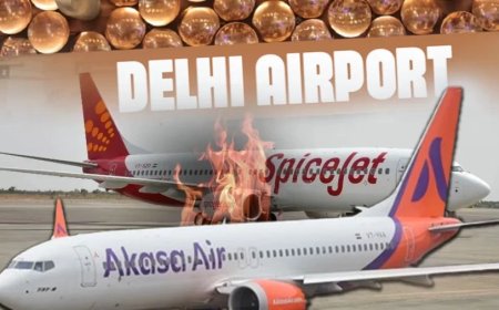 दिल्ली एयरपोर्ट पर बड़ा हादसा टला: स्पाइसजेट और अकासा एयर के विमान टकराए
