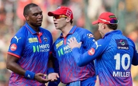 RCB vs DC: डेविड मिलर के तूफानी छक्कों से दिल्ली की रोमांचक जीत, बेंगलुरु को 6 विकेट से हराया