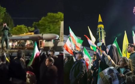 ईरान-अमेरिका तनाव: तेहरान में ड्रोन रैली, सेना के समर्थन में शादी के कपड़ों में पहुंचे जोड़े