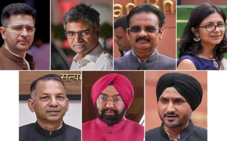 AAP संकट: राघव चड्ढा समेत 7 सांसदों का इस्तीफा, 3 भाजपा में शामिल, सियासी घमासान