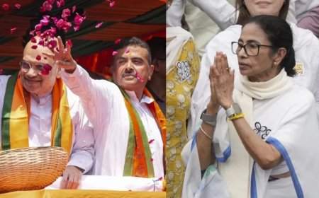 बंगाल एग्जिट पोल: बीजेपी की प्रचंड जीत का अनुमान, टुडेज चाणक्या ने दीं 192 सीटें