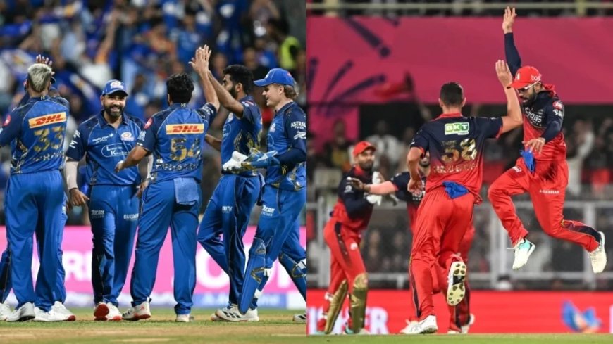 MI vs RCB: वानखेड़े में महामुकाबला, हेड-टू-हेड आंकड़ों में मुंबई का दबदबा