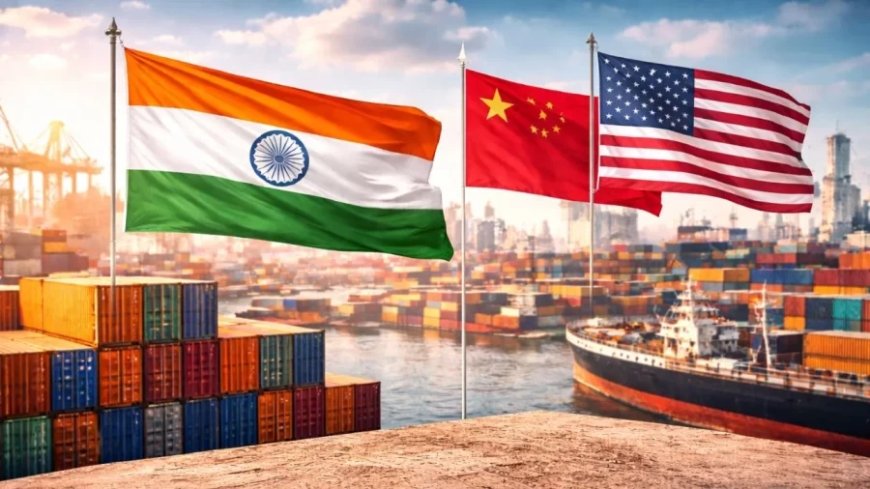 भारत का वैश्विक व्यापार में दबदबा: चीन बना सबसे बड़ा साझेदार, निर्यात में 37% उछाल