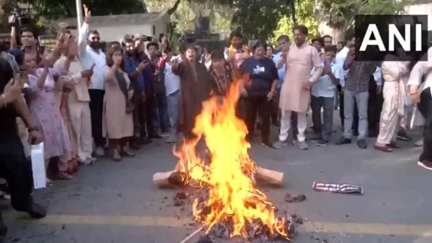राहुल गांधी के घर के बाहर BJP का जोरदार प्रदर्शन: महिला आरक्षण बिल पर घमासान, दिग्गज नेता शामिल