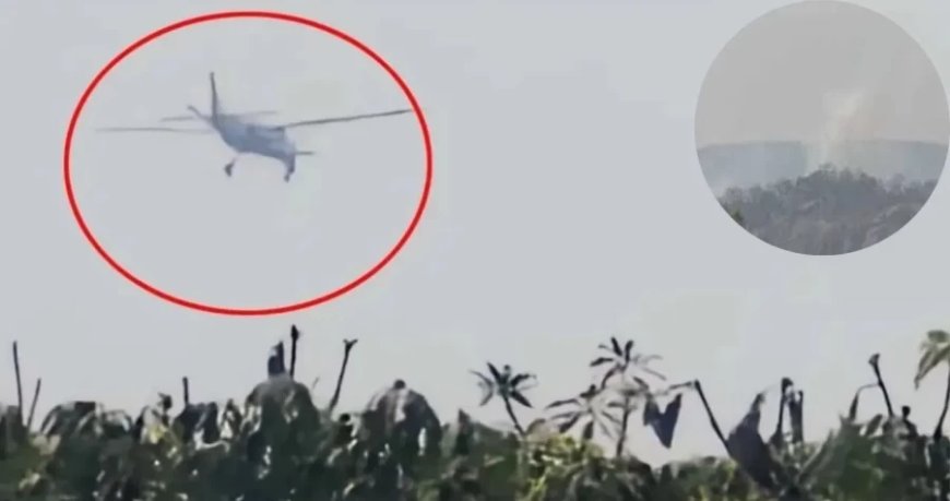 छत्तीसगढ़ विमान हादसा: जशपुर में पहाड़ से टकराया चार्टर्ड जेट, दो की मौत