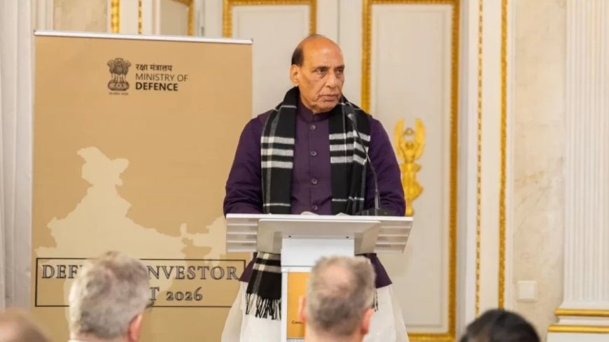 रक्षा मंत्री राजनाथ सिंह का जर्मनी में संबोधन: डिफेंस इन्वेस्टर समिट 2026 में निवेश का आह्वान