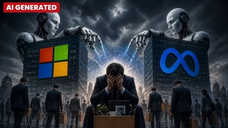 Microsoft और Meta में बड़ी छंटनी: 23,000 नौकरियों पर संकट, AI निवेश बना कारण