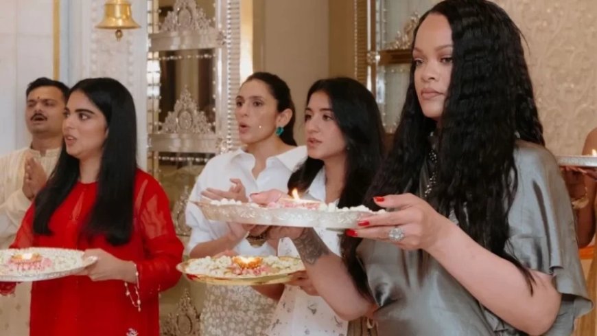 Rihanna Celebrates Flower Holi with Ambanis in Mumbai During Fenty Beauty Launch