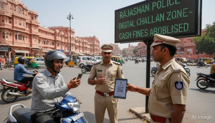 भ्रष्टाचार पर नकेल: राजस्थान में वाहन चालान से अपील तक सब ऑनलाइन, नकद जुर्माना बंद